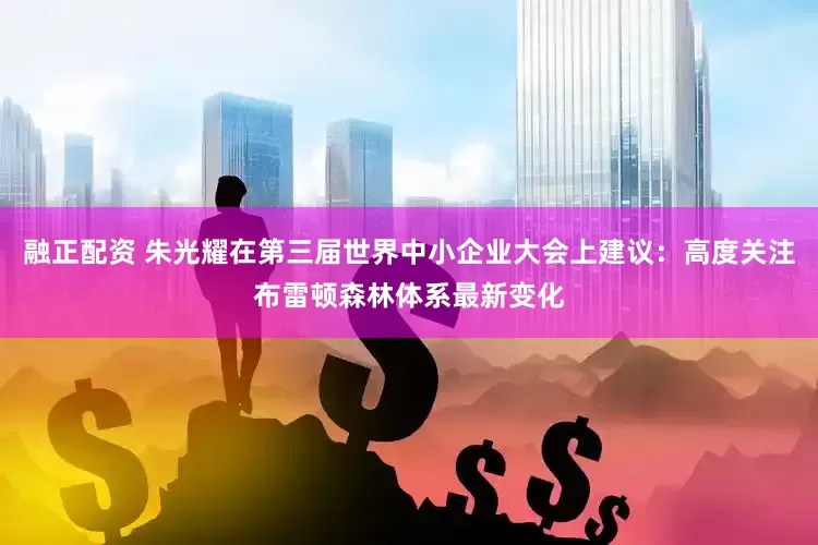 融正配资 朱光耀在第三届世界中小企业大会上建议：高度关注布雷顿森林体系最新变化